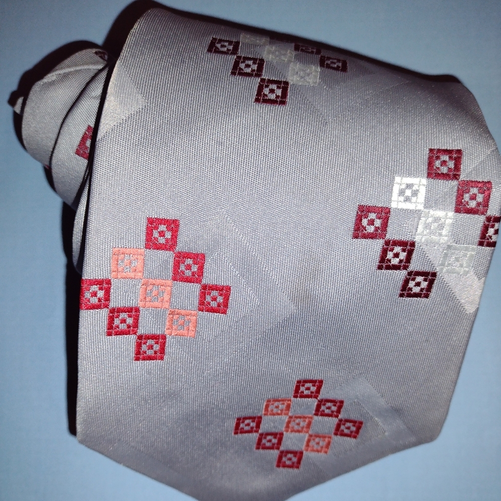 Marc de Paris gray men's necktie